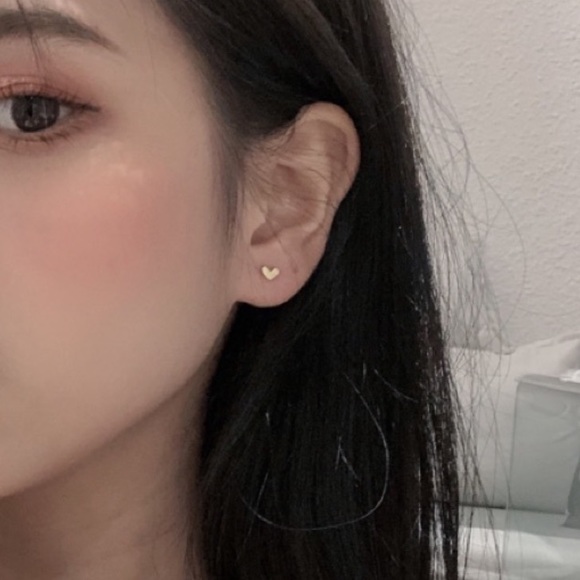 Mini 14K Gold Plated Studs Minimalist - Picture 8 of 12